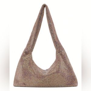 KARA Pink Rhinestone Purse
